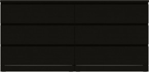 Комод Варма 6Д большой с шестью выдвижными ящиками, цвет ясень черный в Нижнем Тагиле - nizhniy-tagil.mebel24.online | фото 2