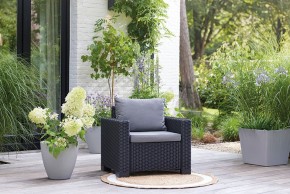 Комплект кресел Калифорния (California chair) графит в Нижнем Тагиле - nizhniy-tagil.mebel24.online | фото 1