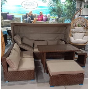 Комплект мебели с диваном AFM-320B-T320 Brown в Нижнем Тагиле - nizhniy-tagil.mebel24.online | фото