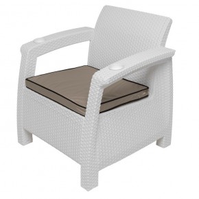 Комплект уличной мебели Yalta Premium Terrace Set (Ялта) белый (+подушки под спину) в Нижнем Тагиле - nizhniy-tagil.mebel24.online | фото 7