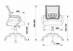 Кресло компьютерное CH-695N/SL/OR/BLACK в Нижнем Тагиле - nizhniy-tagil.mebel24.online | фото 6