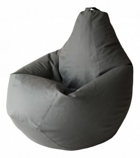 Кресло-мешок Серая ЭкоКожа 3XL 150*110 см в Нижнем Тагиле - nizhniy-tagil.mebel24.online | фото