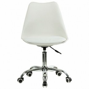 Кресло стул BRABIX "Eames MG-310 CH", хром, пластик белый, экокожа белая, 532923 в Нижнем Тагиле - nizhniy-tagil.mebel24.online | фото 1