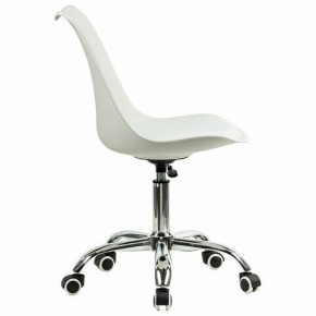 Кресло стул BRABIX "Eames MG-310 CH", хром, пластик белый, экокожа белая, 532923 в Нижнем Тагиле - nizhniy-tagil.mebel24.online | фото 3