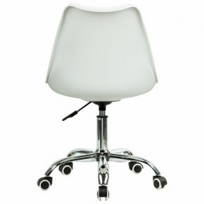 Кресло стул BRABIX "Eames MG-310 CH", хром, пластик белый, ткань серая, 532924 в Нижнем Тагиле - nizhniy-tagil.mebel24.online | фото 4