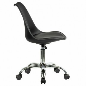 Кресло стул BRABIX "Eames MG-310 CH", хром, пластик черный, экокожа черная, 532925 в Нижнем Тагиле - nizhniy-tagil.mebel24.online | фото 3