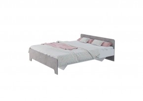 Кровать 1,6 VICTOR + основание (Белый-Бетон) в Нижнем Тагиле - nizhniy-tagil.mebel24.online | фото 2