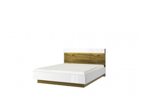 Кровать 160 с подъемником, TORINO, цвет белый/Дуб наварра в Нижнем Тагиле - nizhniy-tagil.mebel24.online | фото