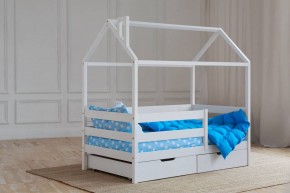 Кровать-домик 80*160 Белый в Нижнем Тагиле - nizhniy-tagil.mebel24.online | фото 4
