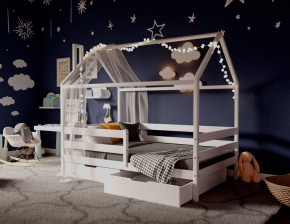 Кровать-домик 80*190 Белый в Нижнем Тагиле - nizhniy-tagil.mebel24.online | фото