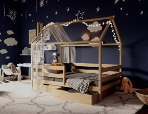 Кровать-домик 80*190 без покраски в Нижнем Тагиле - nizhniy-tagil.mebel24.online | фото
