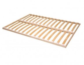 Кровать двойная №2 (универсальная 1.4х2.0) Серия 2 + основание (Белый/Серый ткань/Квадро Серый ткань) в Нижнем Тагиле - nizhniy-tagil.mebel24.online | фото 2