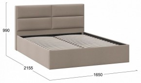 Кровать двуспальная Глосс в Нижнем Тагиле - nizhniy-tagil.mebel24.online | фото 3