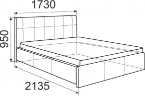 Кровать Лаура с латами Nice White 1400x2000 в Нижнем Тагиле - nizhniy-tagil.mebel24.online | фото 3