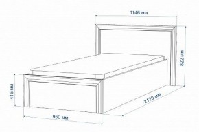 Кровать односпальная Нобиле Кр-90 в Нижнем Тагиле - nizhniy-tagil.mebel24.online | фото 2