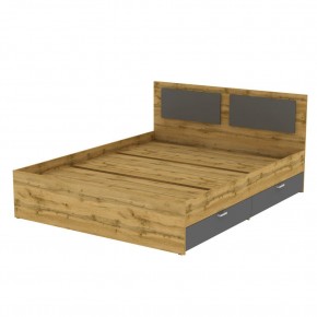 Кровать Ольга L45 (1200) 2 ящика (ДВ-Графит) в Нижнем Тагиле - nizhniy-tagil.mebel24.online | фото