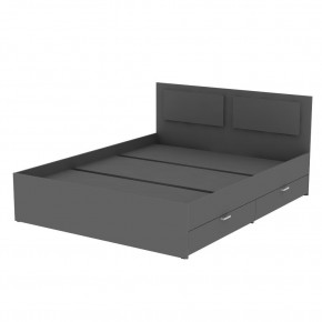 Кровать Ольга L45 (1200) 2 ящика (Графит) в Нижнем Тагиле - nizhniy-tagil.mebel24.online | фото