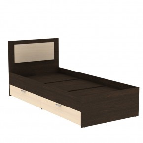 Кровать Ольга L48 (900) 2 ящика (Венге-ДМ) в Нижнем Тагиле - nizhniy-tagil.mebel24.online | фото