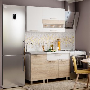 Кухня Айсбери 1,2 м (белый/дуб сонома) в Нижнем Тагиле - nizhniy-tagil.mebel24.online | фото