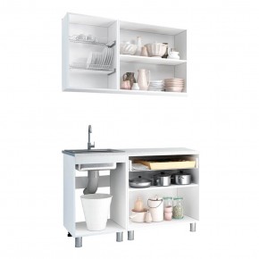 Кухня Айсбери 1,2 м (белый/дуб сонома) в Нижнем Тагиле - nizhniy-tagil.mebel24.online | фото 2