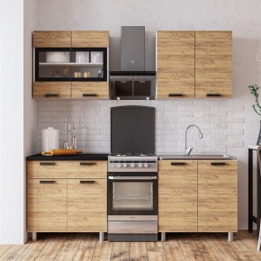 Кухня Крафт 1.6 (белый/крафт) в Нижнем Тагиле - nizhniy-tagil.mebel24.online | фото