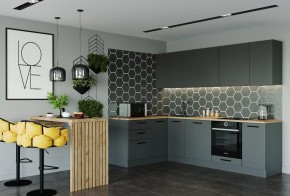 Кухня угловая Антрацит 2600х1600 (Стол. 38мм) в Нижнем Тагиле - nizhniy-tagil.mebel24.online | фото 1