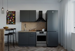Кухонный гарнитур Антрацит 1000 (Стол. 38мм) в Нижнем Тагиле - nizhniy-tagil.mebel24.online | фото