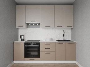Кухонный гарнитур Каппучино 2400 h950 (Стол. 26мм) в Нижнем Тагиле - nizhniy-tagil.mebel24.online | фото