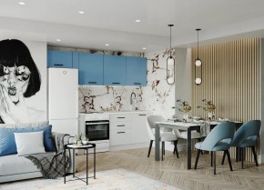 Кухонный гарнитур Капри 2550 (Стол. 26мм) в Нижнем Тагиле - nizhniy-tagil.mebel24.online | фото 1