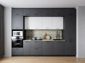Кухонный гарнитур Меренга 3400 (Стол. 38мм) в Нижнем Тагиле - nizhniy-tagil.mebel24.online | фото 1