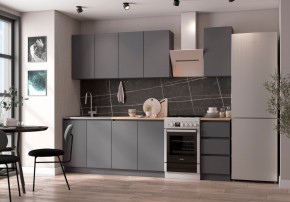 Кухня "МОРИ" 2.0 м (графит/дуб вотан) в Нижнем Тагиле - nizhniy-tagil.mebel24.online | фото 3