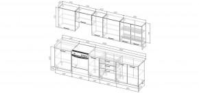 Кухонный гарнитур Старое Дерево 3000 (Стол. 38мм) в Нижнем Тагиле - nizhniy-tagil.mebel24.online | фото 2