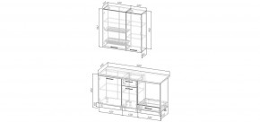 Кухонный гарнитур Умбра 1600 h950 (Стол. 26мм) в Нижнем Тагиле - nizhniy-tagil.mebel24.online | фото 2