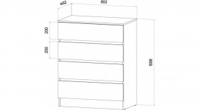 ЛЕНОРА Спальный гарнитур (модульный) графит в Нижнем Тагиле - nizhniy-tagil.mebel24.online | фото 3