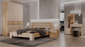 ЛЕНОРА Спальный гарнитур (модульный) кашемир в Нижнем Тагиле - nizhniy-tagil.mebel24.online | фото