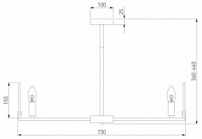 Люстра на штанге Eurosvet Marble 60158/7 латунь в Нижнем Тагиле - nizhniy-tagil.mebel24.online | фото 2