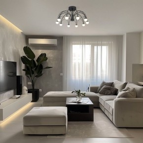 Люстра на штанге Eurosvet Ragno 90035/10 LED черный в Нижнем Тагиле - nizhniy-tagil.mebel24.online | фото 5