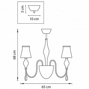 Люстра на штанге Lightstar Escica 806050 в Нижнем Тагиле - nizhniy-tagil.mebel24.online | фото 6