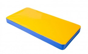 Мат гимнастический 1х0,5х0,08м цв. синий-желтый в Нижнем Тагиле - nizhniy-tagil.mebel24.online | фото 1