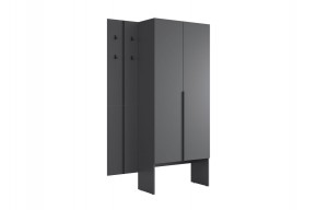 МЕРСИ Прихожая (модульная) графит в Нижнем Тагиле - nizhniy-tagil.mebel24.online | фото 6