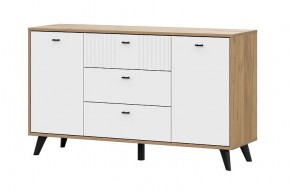 МИЛАН Спальня (Дуб Золотой/Белый матовый) в Нижнем Тагиле - nizhniy-tagil.mebel24.online | фото 14