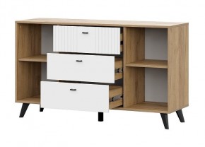 МИЛАН Спальня (Дуб Золотой/Белый матовый) в Нижнем Тагиле - nizhniy-tagil.mebel24.online | фото 15