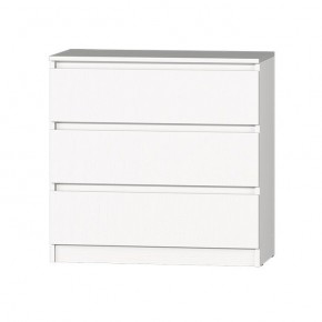 МС "Хилтон" Комод №2 800 (3 ящ.) белый текстурный в Нижнем Тагиле - nizhniy-tagil.mebel24.online | фото 2