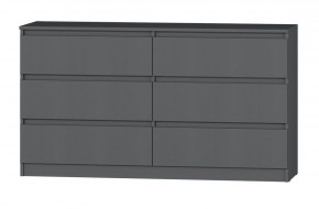 МС "Хилтон" Комод №5 1400 (6 ящ.) графит в Нижнем Тагиле - nizhniy-tagil.mebel24.online | фото