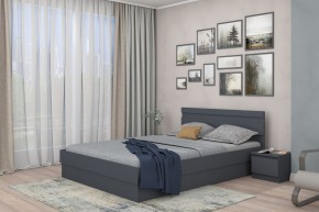 МС "Хилтон" Кровать 1,6 (графит) в Нижнем Тагиле - nizhniy-tagil.mebel24.online | фото