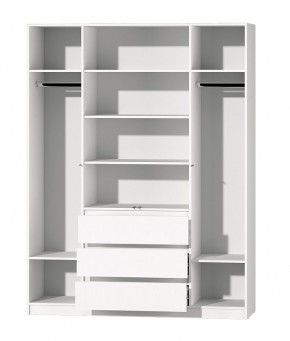 МС "Хилтон" Шкаф №1 1600 (Белый текстурный) в Нижнем Тагиле - nizhniy-tagil.mebel24.online | фото 3