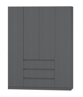 МС "Хилтон" Шкаф №1 1600 (Графит) в Нижнем Тагиле - nizhniy-tagil.mebel24.online | фото