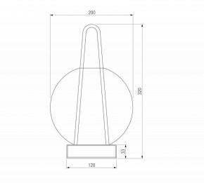 Настольная лампа декоративная Eurosvet Frasco 80507/1 синий в Нижнем Тагиле - nizhniy-tagil.mebel24.online | фото 2