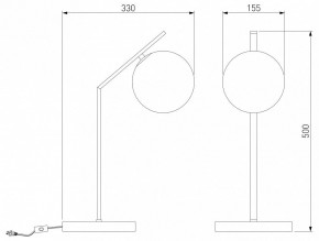 Настольная лампа декоративная Eurosvet Shape 01213/1 хром в Нижнем Тагиле - nizhniy-tagil.mebel24.online | фото 3