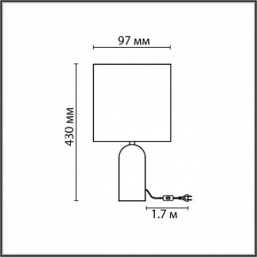Настольная лампа декоративная Lumion Akivi 8146/1Т в Нижнем Тагиле - nizhniy-tagil.mebel24.online | фото 5